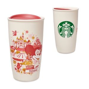 Disneyland Starbucks Ceramic Travel Tumbler 🏰